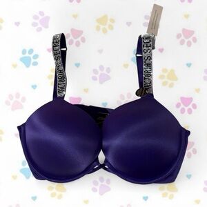 Victoria’s Secret Purple Rhinestone Bombshell Bra